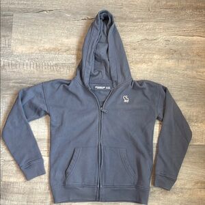 Abercrombie Kids Gray Zip-Up Sweatshirt Hoodie size 11/12 boys
